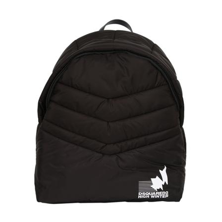 Dsquared2 Branded Rugzak , Zwart , Heren , Maat: ONE Size Rugzakken