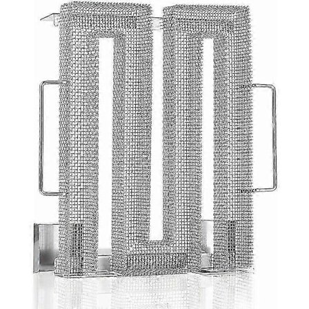 Ruostumattomasta teräksestä valmistettu kylmäsavugeneraattori - Ammattimainen savunvalmistaja jopa 20 tunniksi, täydellinen grillaus- ja BBQ-