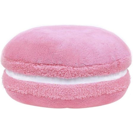 Macaron-kudde plysch ryggstöd bolster kudde mikropärlor kastkudde runt sittkudde heminredning kudde 14,5" rosa