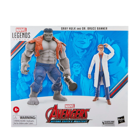 MARVEL - Gray Hulk and Dr Bruce Banner - Figure Legend Series 15cm
