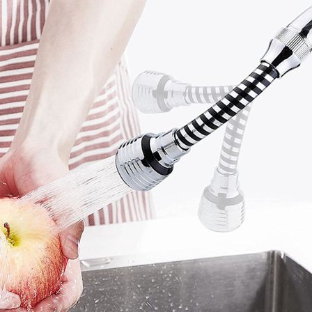 360 graders flexibel munstycke pip vattenbesparande kökskran kran kran spray vatten ut kran kranar förlängare filter, förlängning för kök Sho