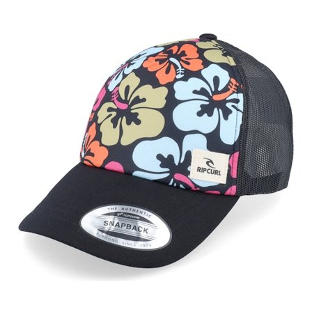 Rip Curl - Svart trucker Keps - Mixed Black Trucker @ Hatstore