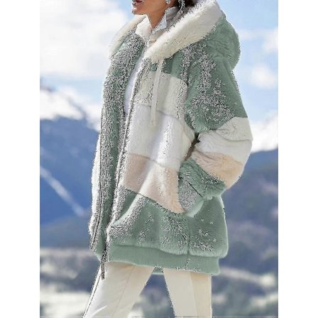 Casual Jakke Herrejakker Frakker Lynlås Hip Hop Ny Efterår Og Vinter Løs Plys Flerfarvet Hættejakke Til Mænd Og