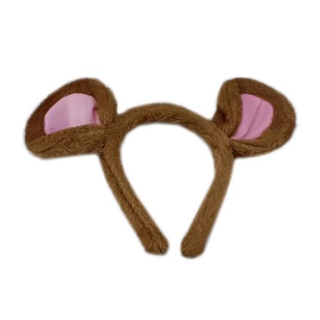 Tegneserie Rotteøre Hårbånd Søt Vask Ansikt Hårholder Festival Party Hodeplagg