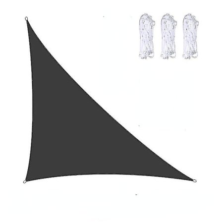 3x3x4.3m/4x4x5.7m/5x5x7.1m Vandtæt Solsejl Trekant Til Have Terrasse Udendørs Markiser Baldakin Pool Markise Camping