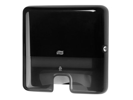 TORK Dispenser Xpress H2 Mini svart - Lyreco - Städ och hygien - Toalettpapper och torkpapper - Hållare - Pappershanddukar