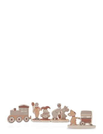 Nuuroo Elis Foam Bath Toy 10 Pcs - Pink - ONE SIZE