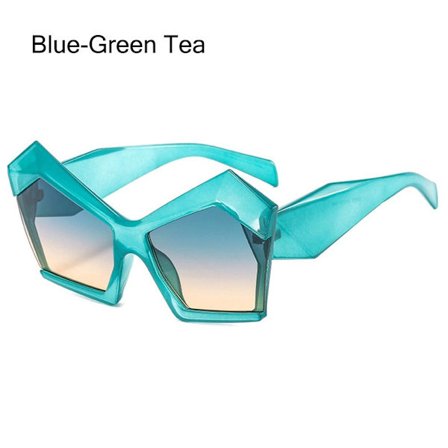 Cat Eye Butterfly-solglasögon för kvinnor Catwalk-solglasögon