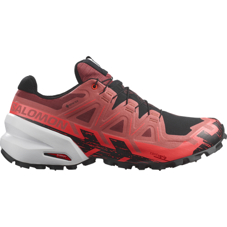 Salomon - Zapatillas de trail running Calzado Spikecross 6 Gtx - Cow Hide / Black