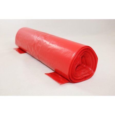 Plastsäck optisk 70L 45my röd 25/rl - Lyreco - Städ och hygien - Påsar och säckar - Plastsäckar