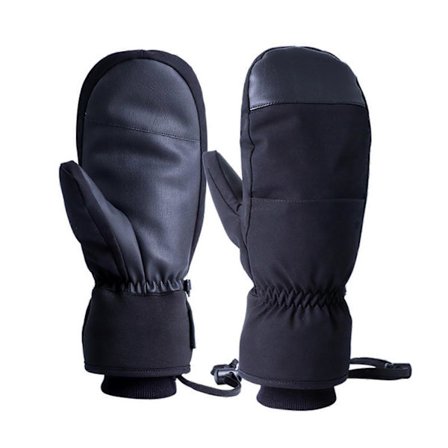 Skihandsker til mænd og kvinder, vinter snehandsker, touchskærme, vandtætte vinterhandsker, varme til koldt vejr, snowboard XL hvid