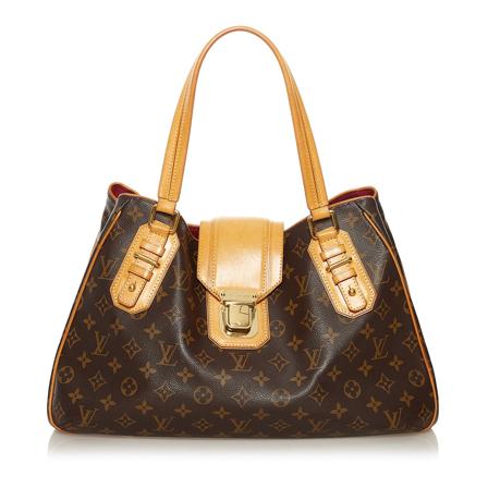 Louis Vuitton Vintage, Monogram Griet Fabric Coated Canvas France Bruin, Dames, Maat:ONE Size