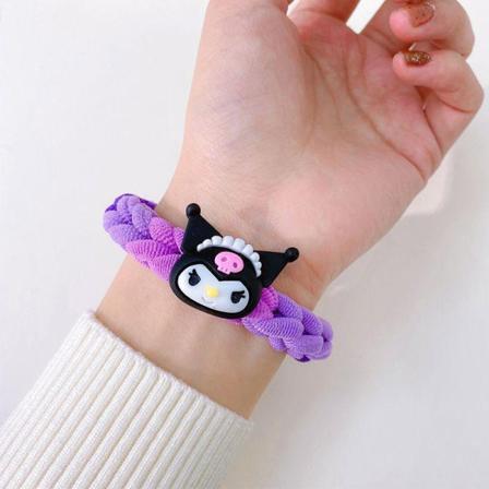 Kulomi Melody Cinnamon Dog Armbånd DIY Woven Band Hårledning Br Purple