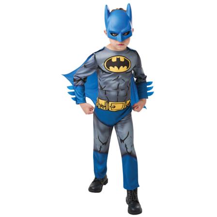 Batman 122/128 cl (7-8 år) dräkt, kappa & mask