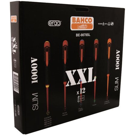 Bahco BE-9878SL Skruetrækkersæt, Håndværktøj