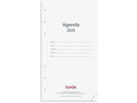 Burde Regent Agenda kalendersats 2026 - Lyreco - Almanackor och kalendrar - Systemkalendrar - Regent