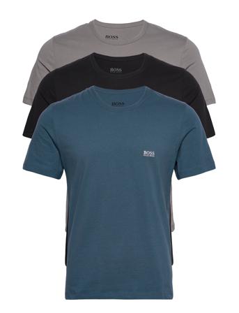 T-Shirt Rn 3P Co T-shirts Short-sleeved Monivärinen/Kuvioitu BOSS