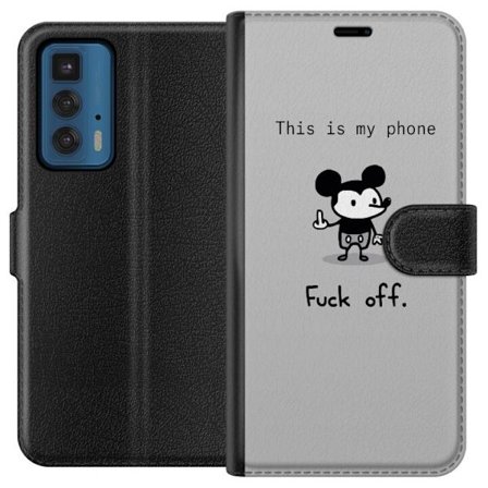 Kompatibelt Plånboksfodral till Motorola Motorola Edge 20 Pro Fuck Off