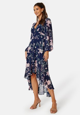 Bubbleroom Occasion Desiree High-Low Dress Patterned Klær