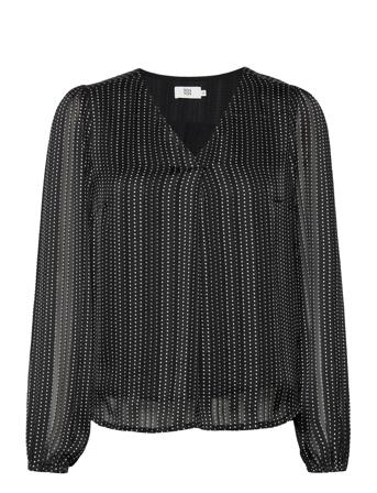 Gertrudnn Bluse Langærmet Sort Noa Noa