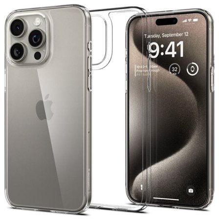 Spigen Airskin Hybrid-etui for iPhone 15 Pro Max - Klar