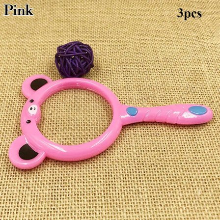 3 stk håndholdt forstørrelsesglass 3X forstørrende ROSA