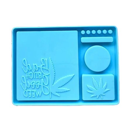 Epoxihartsform form kosmetisk form förvaringsfack Bokstav form för gör-det-själv dekorativa smyckeverktyg