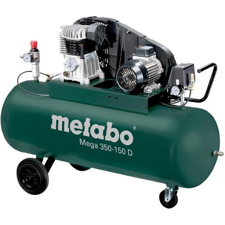 Metabo Mega 350-150 D Kompressor 150 liter, Verkstad & fordon