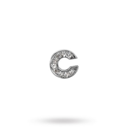 Rhinestone Crystal Letters C- Hundhalsband
