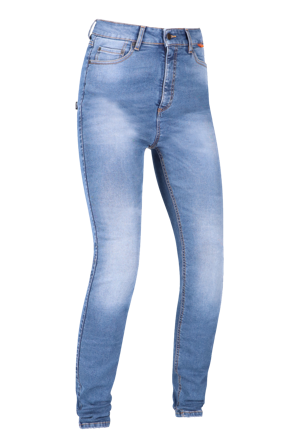 Vaqueros de Moto para Mujer Second Skin Azul Lavado 24