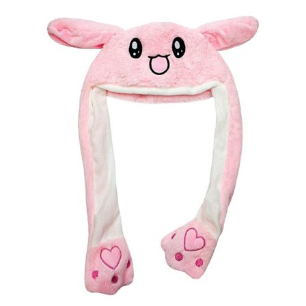 Kaninhatt med dansende ører - Rosa Rosa