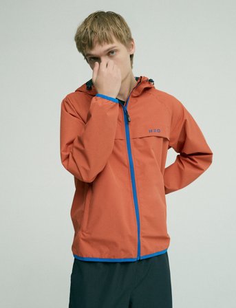 H2O Rømø Festival Lw Rain Jacket - Pack - Orange - XS