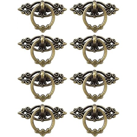 8 stycken retro möbel i metall