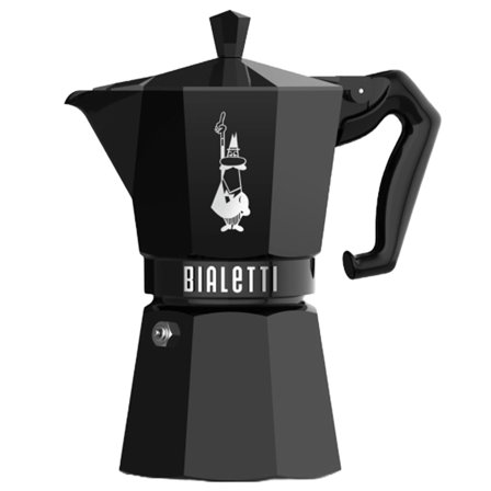 Bialetti Mokkabrygger 6 kopper, svart - Kjøp kaffemaskin hos Bakeren og Kokken