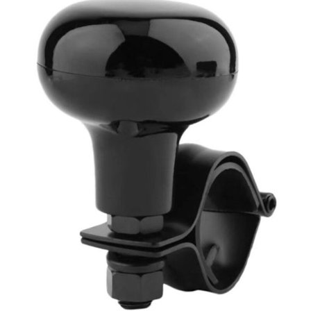 Styrekule for ratt, styrekule for traktor, gressklipper, spinnerknott, svart, universell, bil, kraftig styrekule, spinnerhåndtak, kule