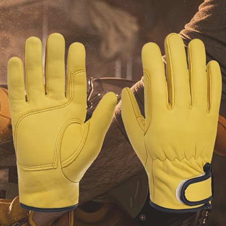 Kraftige vindtætte handsker - fortykkede handsker til alle årstider med skridsikkert greb, vindtætte og kuldebestandige - til vandring, C [DB]