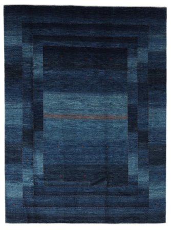 Hand Knotted Persian Loribaft Fine Persia Rug 250X332 Black/Dark Blue