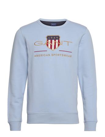 Archive Shield C-Neck Sweatshirt Trøje Blå GANT