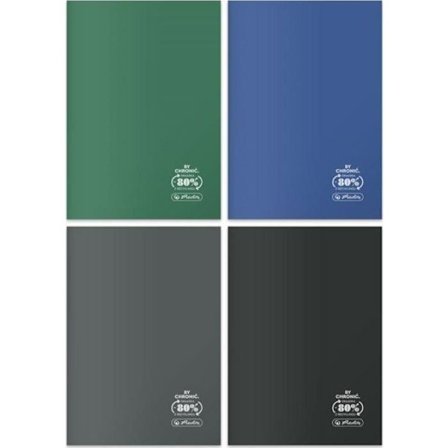 Anteckningsbok - Herlitz loggbok Anteckningsbok B5/60 K rutad Eco PP Ocean Colors (5 stycken)