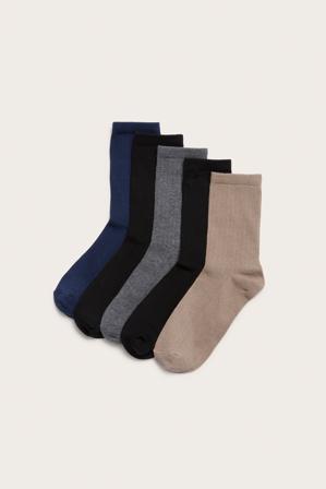 5 parin pakkaus sukkia | Tummansininen | Lapset | Kappahl