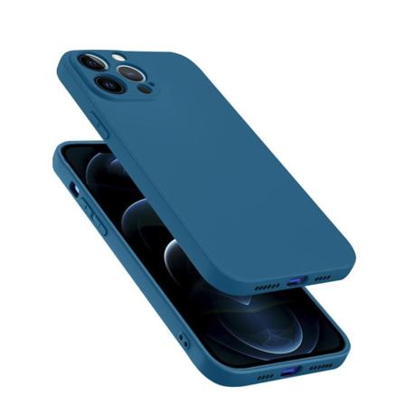 Tunt Mjukt Skal iPhone 13 Pro - Tummansininen Blue