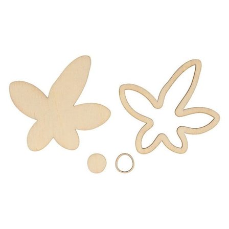 36 Silhuetter - Slow Life - Blommor - Trä