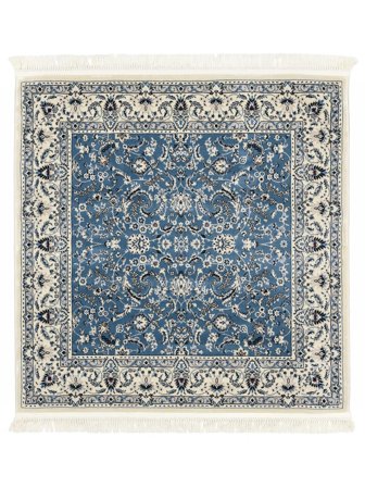 Pequeno Nain Florentine Tapete - Azul Claro 150X150 Em Estilo Clássico