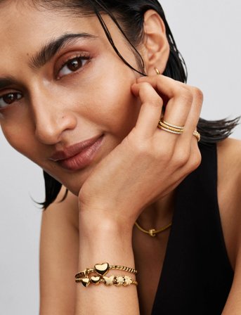 Pandora Heart 14K Gold-Plated Mini Charm - Gold - ONE SIZE