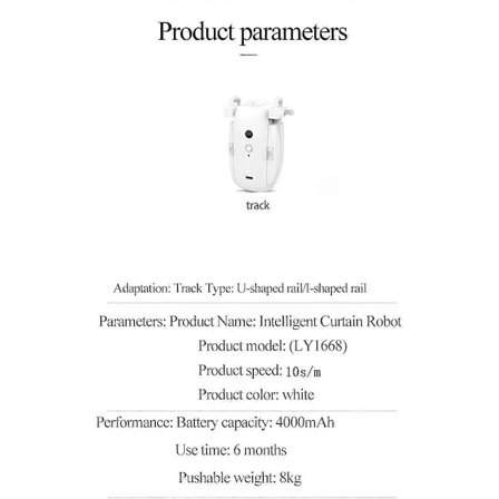 TUYA Älykäs WiFi Verhorobotti T/U-Kiskoille Automaattinen Verhojen Avaaja Kaukosäätimellä Verhomoottori Älykäs Elämä