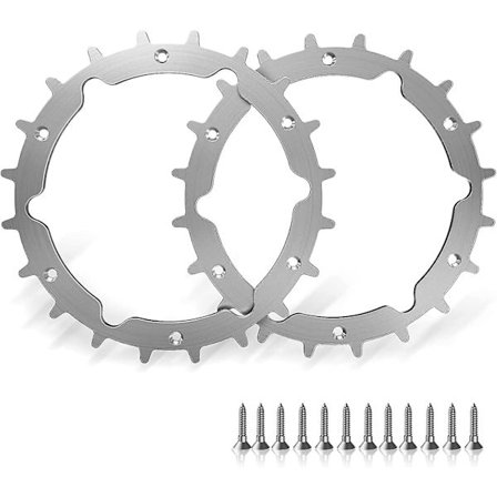 Premium Spiker i Rustfritt Stål for Gardena Sileno City - Robotgressklipper Hjulstørrelse 212 mm - 12 x Rustfrie Skruer Spiker for Tilbehør Off Wh