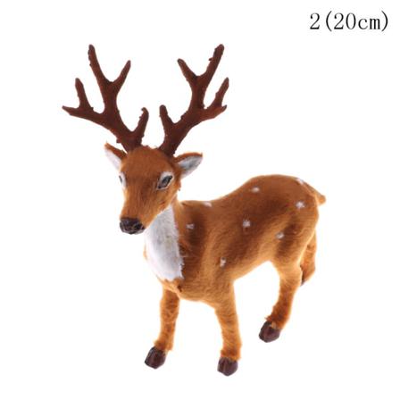 Jul Simulering Plys Rensdyr Xmas Elg Plys LEGETØJ nytår 20cm