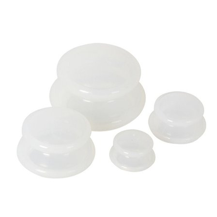 Silikon Vacuum Cupping Set Massage Body Cups Back Gua Sha Vent