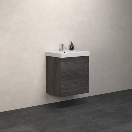 Dansani Luna Menuet Kommodpaket 61 cm Grå ask, Badrum