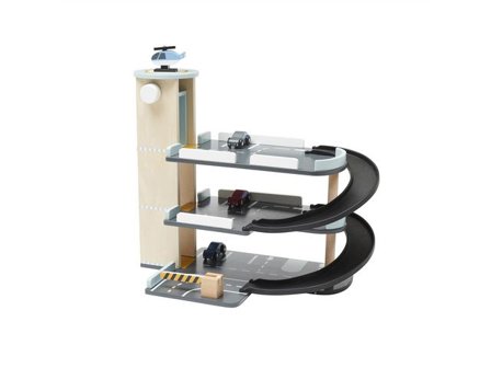 KID ́S CONCEPT Kid`s Concept Parkeringshus i trä - Lyreco - Skola och förskola - Lekmaterial - Leksaksbilar